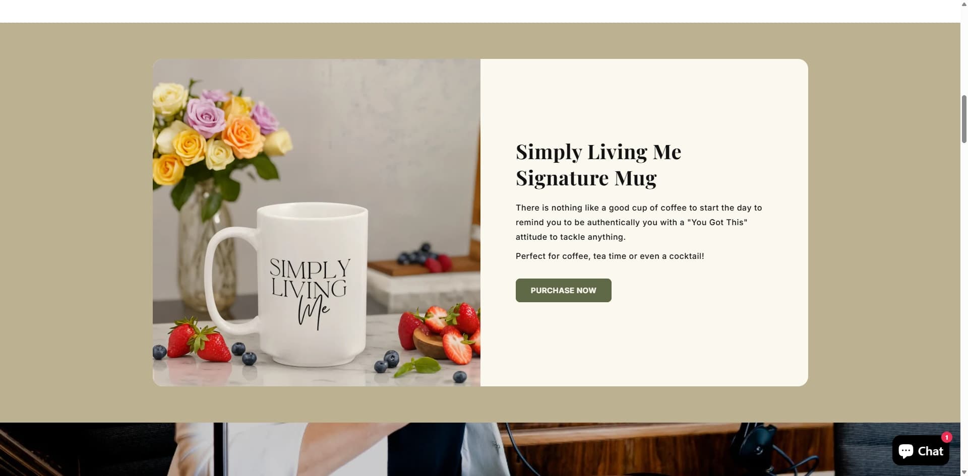 Simplylivinme – Lifestyle & Wellness eCommerce Website screenshot 1