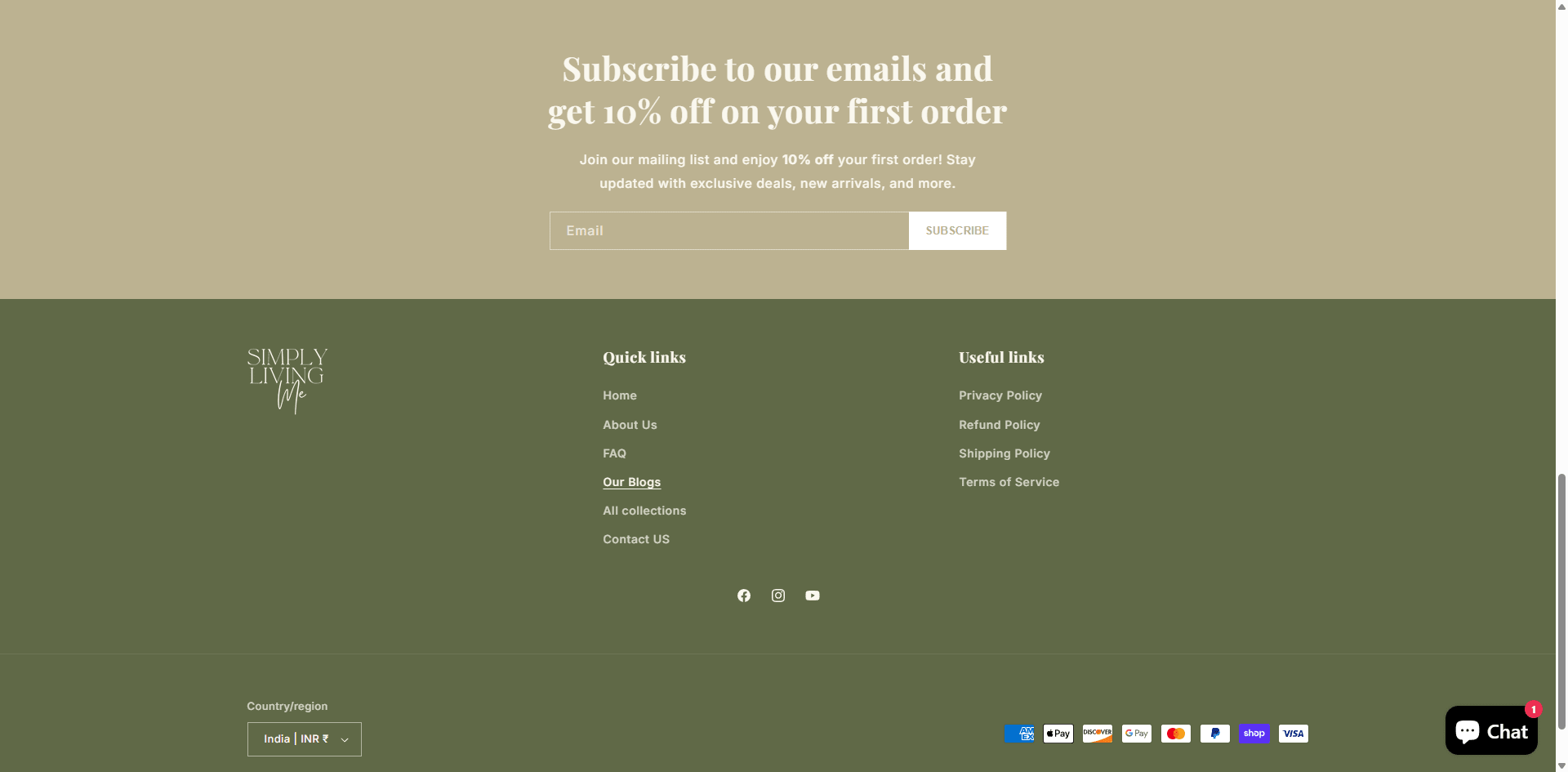 Simplylivinme – Lifestyle & Wellness eCommerce Website screenshot 4