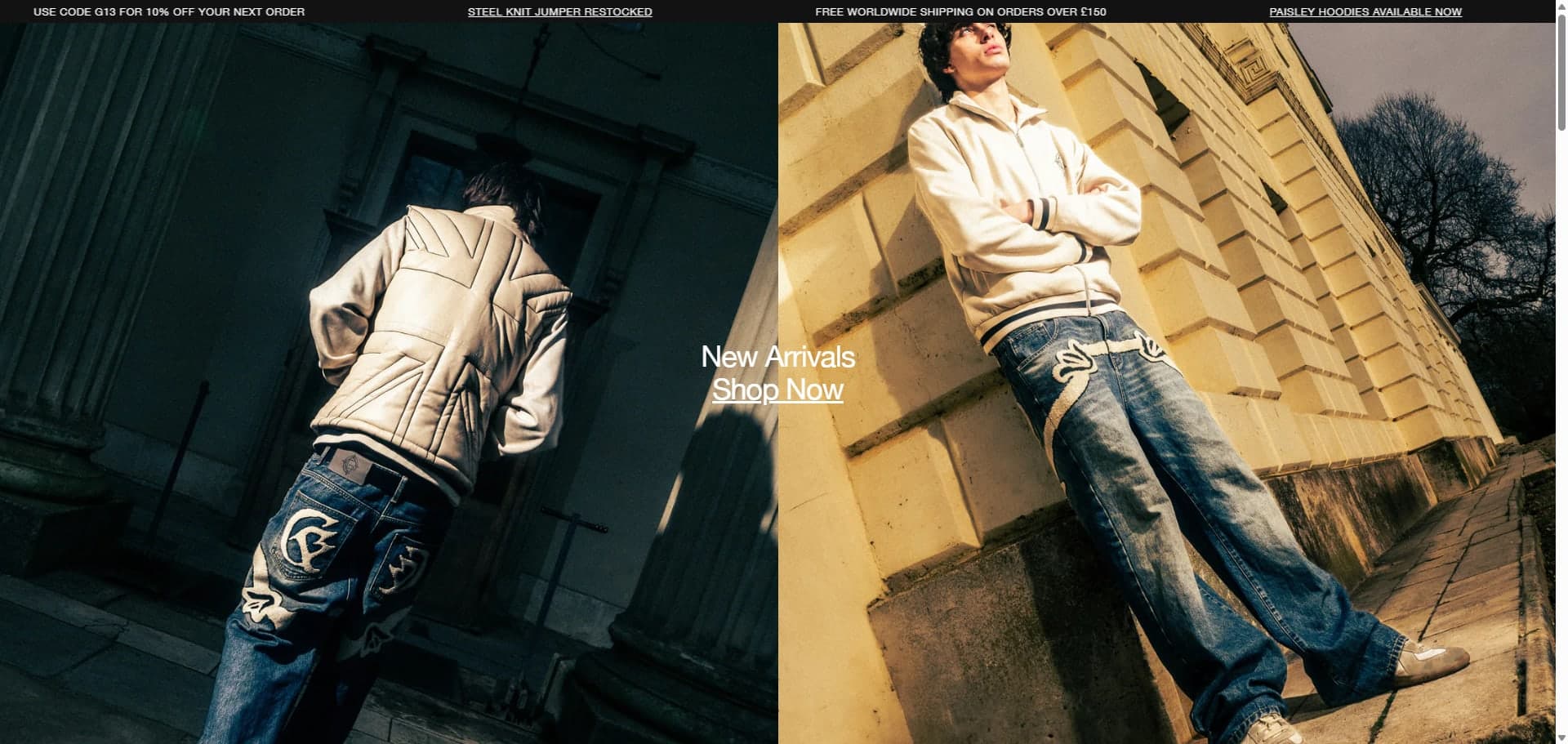 G-13 – Streetwear Fashion eCommerce Store