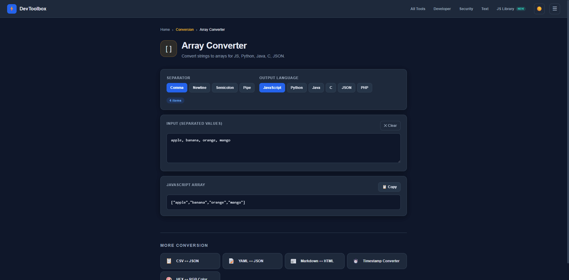 Dev Tools – Developer Utilities Platform screenshot 4